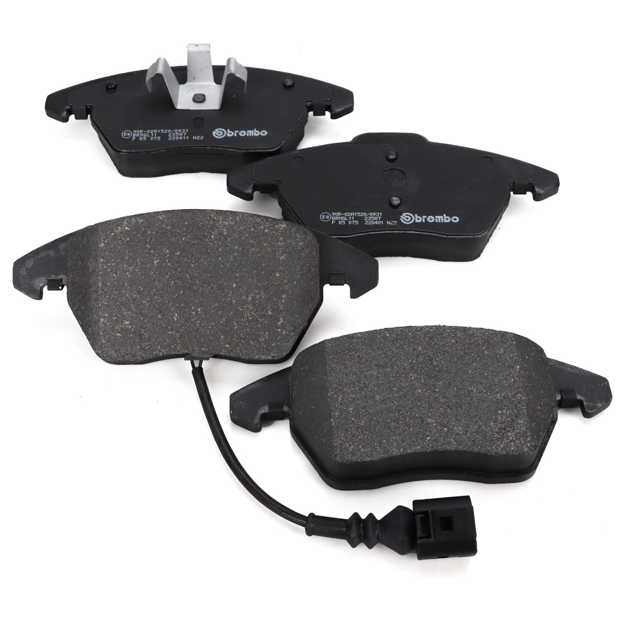 BREMBO Bremsscheiben + Beläge + Wako vorne + hinten AUDI A3 8P VW 