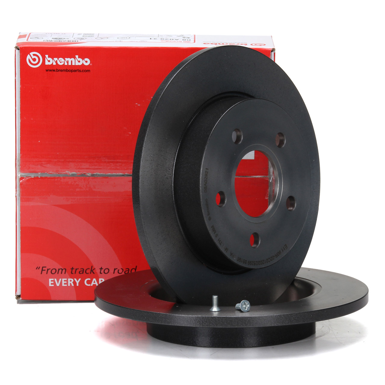 BREMBO Remschijf voor o.a. Skoda, Vw, Seat, Audi, Vw (Faw), Vw (Svw