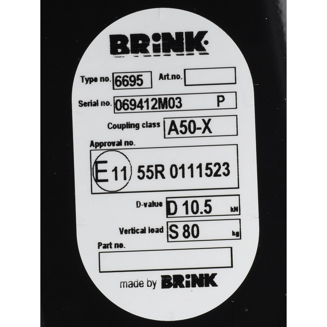 BRINK 669540 Anhängerkupplung AHK Zugvorrichtung STARR + 13-polig E-Satz OPEL Grandland