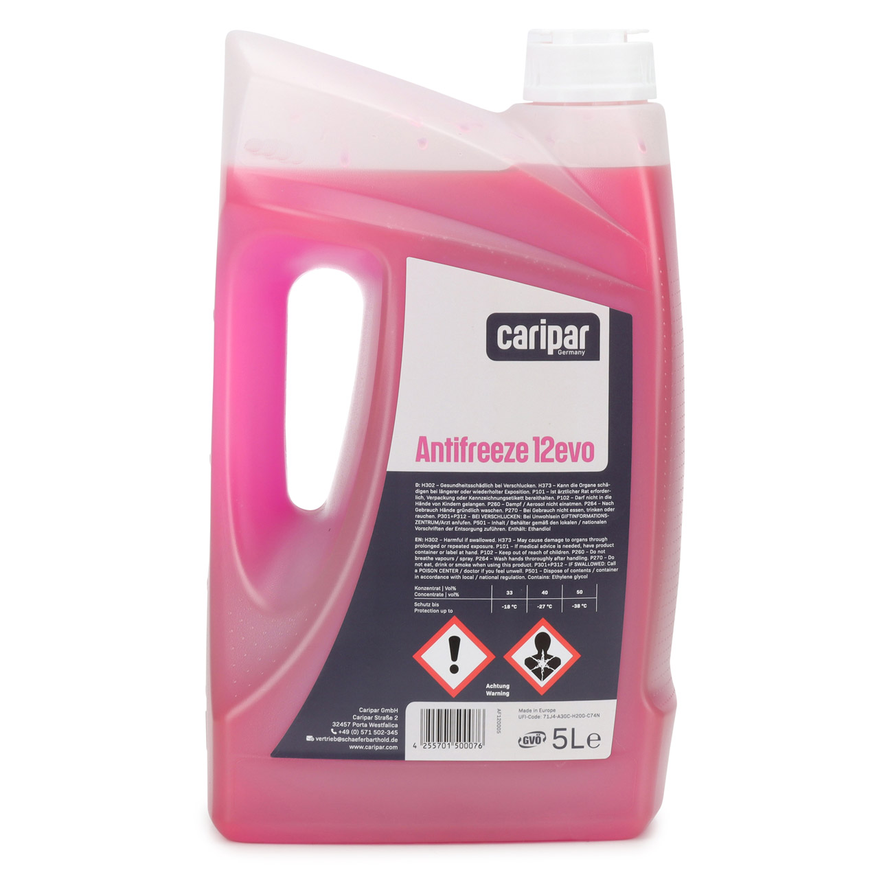15L 15 Liter CARIPAR ANTIFREEZE 12 EVO Frostschutz  