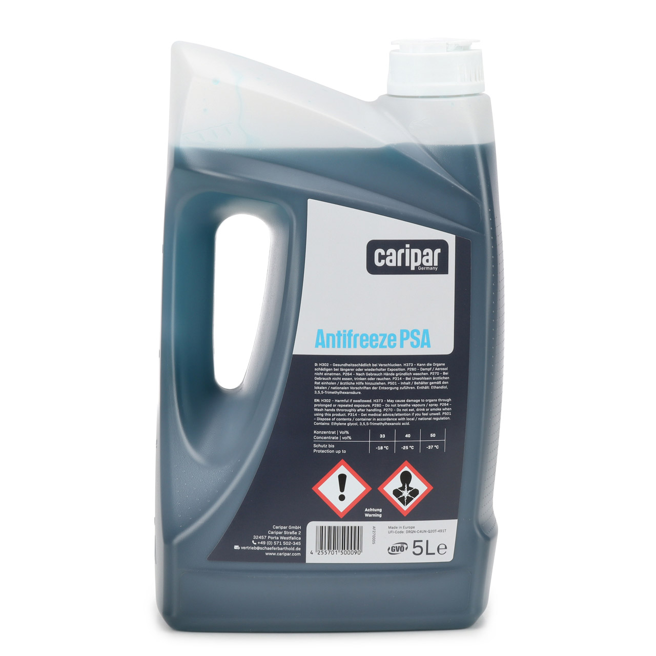 15L 15 Liter CARIPAR ANTIFREEZE PSA Frostschutz Kühlerfrostschutz 
