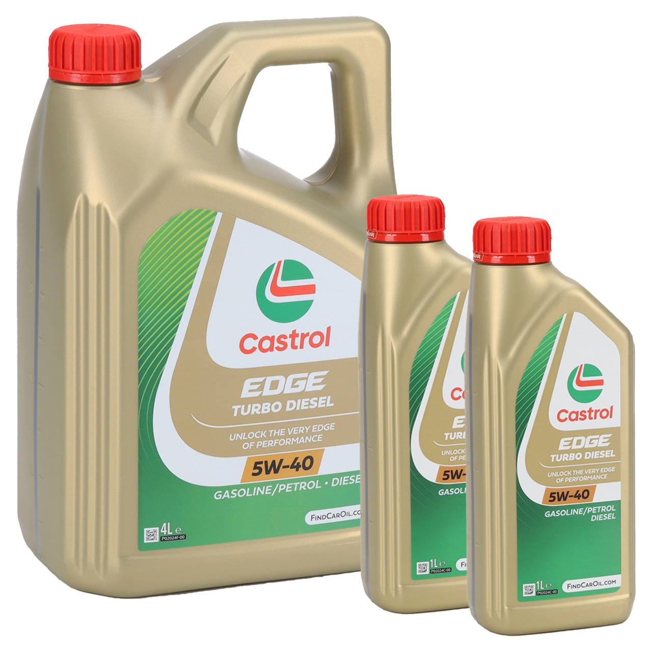 6L 6 Liter CASTROL EDGE TURBO DIESEL 5W-40 Motor&ouml;l f&uuml;r MB 226.5 229.31/51 VW 505.00/.01