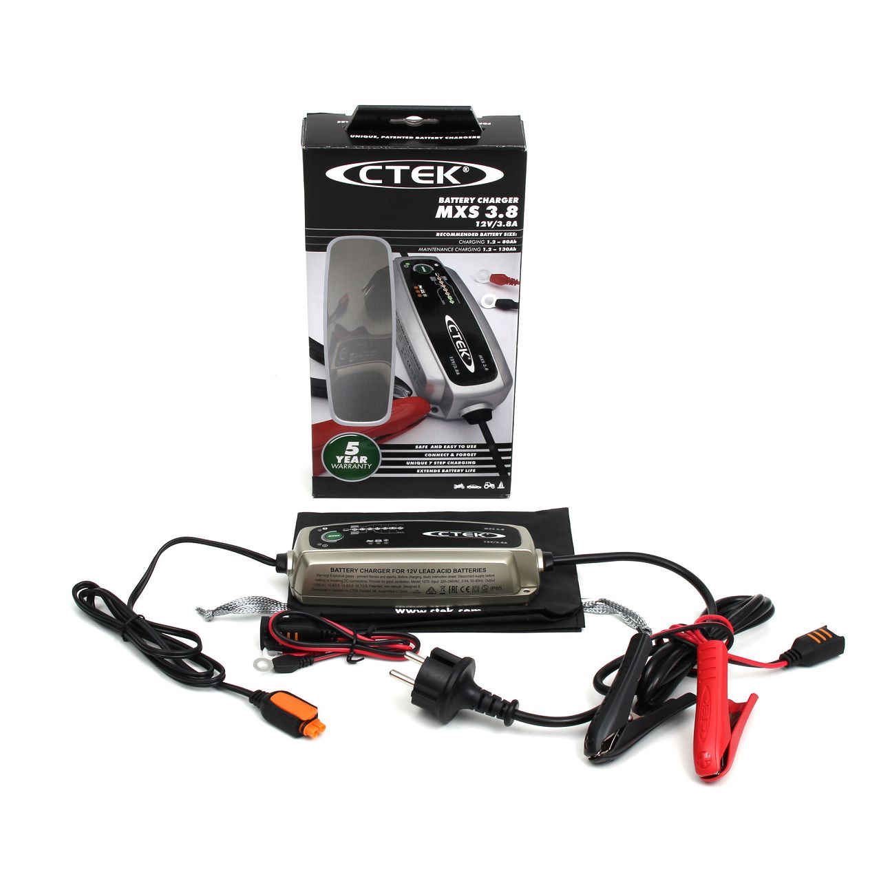 CTEK MXS 3.8 Batterieladegerät Ladegerät Ladeerhaltungssystem