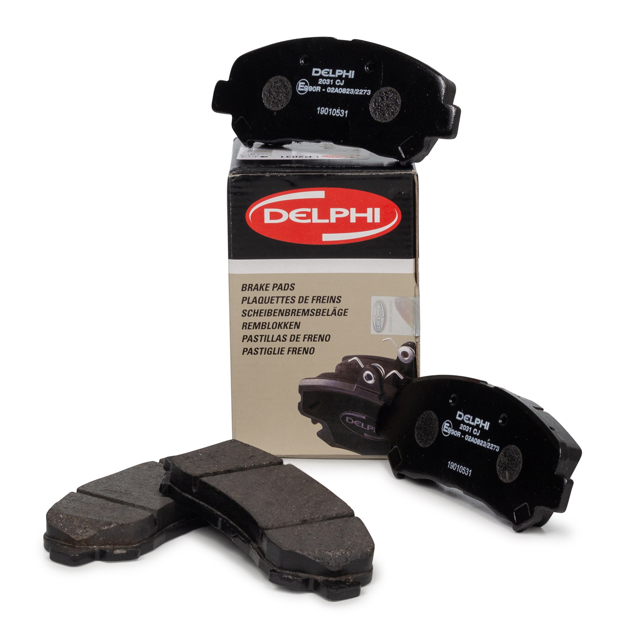 DELPHI Bremsbeläge für NISSAN QASHQAI I J10 X-TRAIL T31 SUZUKI 
