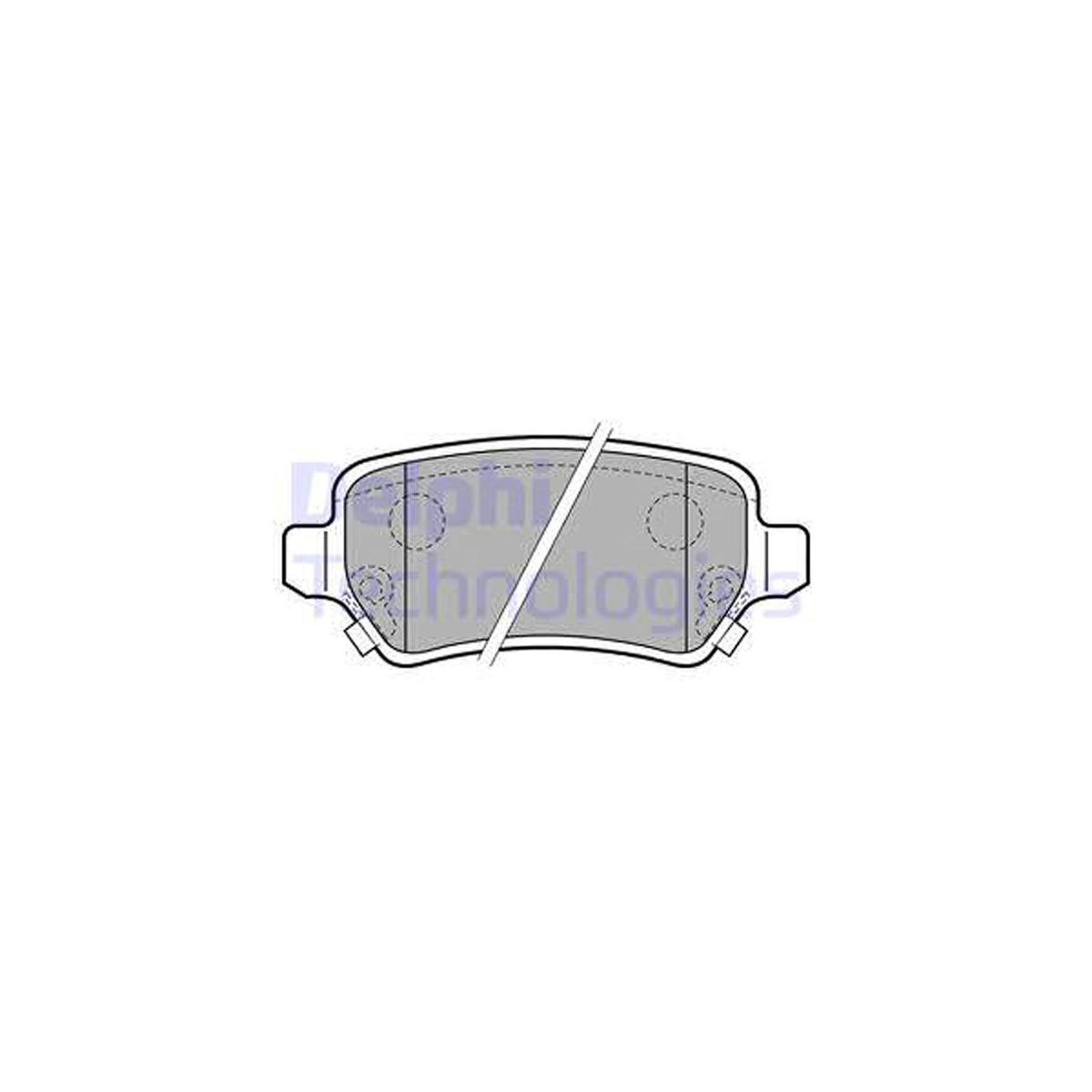 Delphi LP2188 Pastiglia Freno A Disco – Set Da 4 – Qualità Originale Per Auto - 3