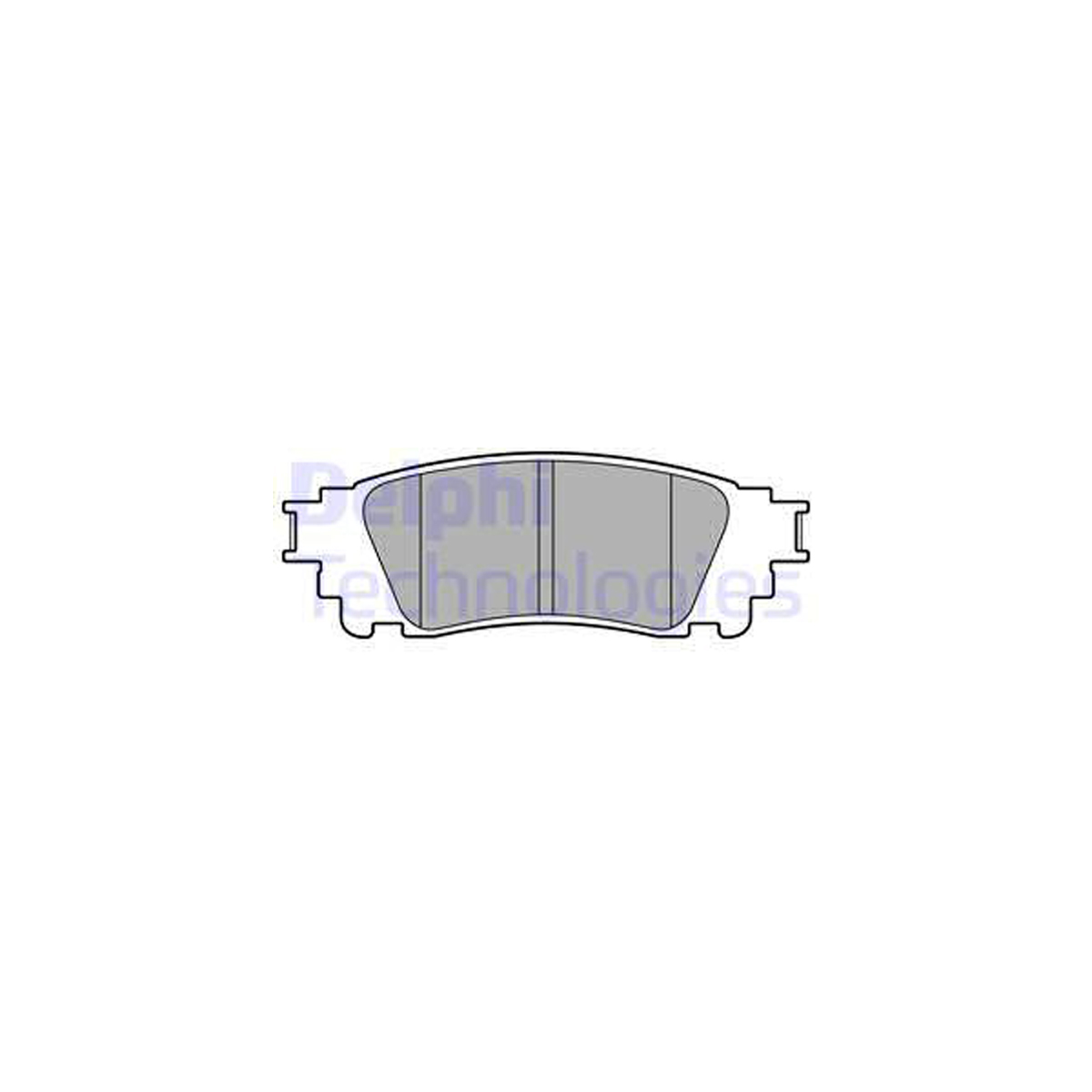 DELPHI Bremsbeläge - LP3171 - ws-autoteile.com