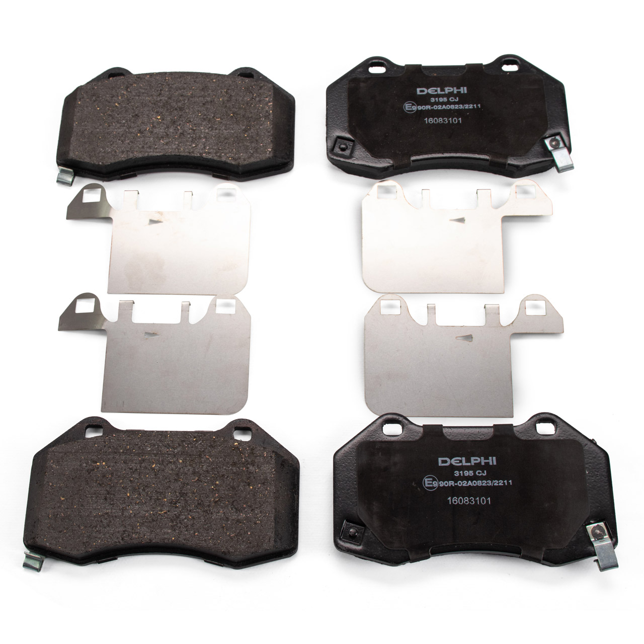 DELPHI Bremsscheiben + Bremsbeläge OPEL Corsa E 1.6 Turbo OPC 207 