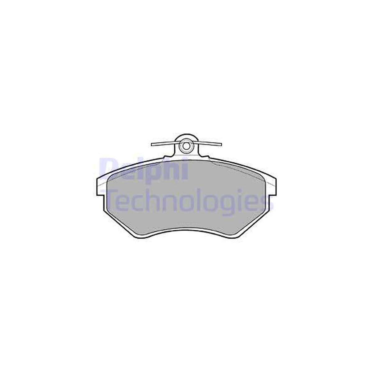Delphi LP770 Set Pastiglie Freno A Disco Anteriori - Basso Metallico, Con Accessori, Per Sistemi Frenanti Lucas/TRW - 2