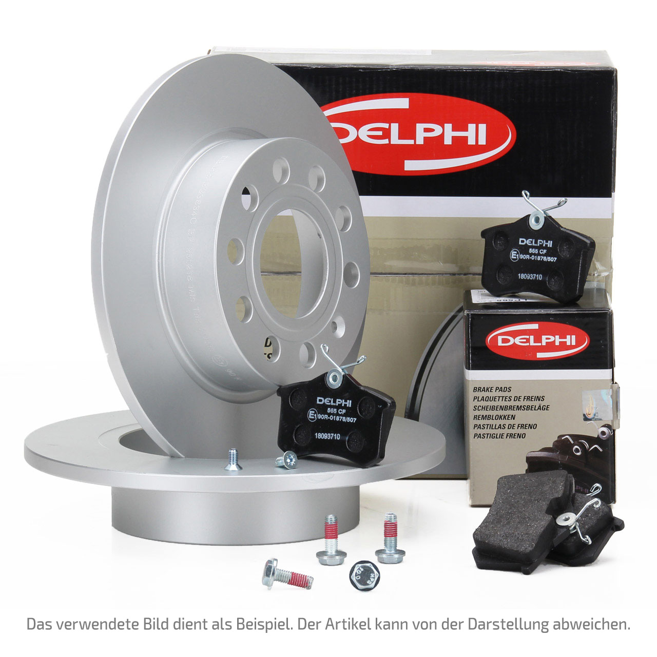 DELPHI Bremsscheiben + Bremsbeläge OPEL Astra H 1.2-2.0 1.3/1.7/1.9 CDTI hinten
