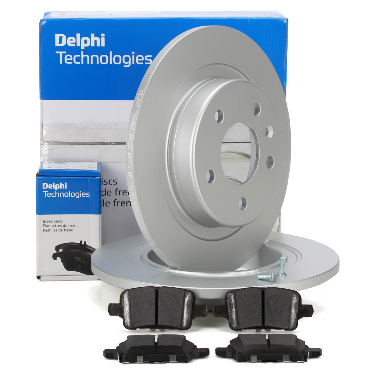 DELPHI Bremsscheiben + Bremsbel&auml;ge f&uuml;r OPEL Insignia B J17/J60 hinten