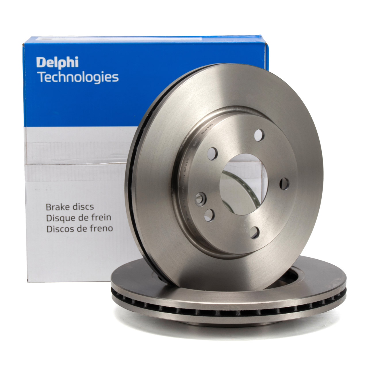 DELPHI Bremsscheiben Satz f&uuml;r MERCEDES A-Klasse W168 A140 A160 A160/170CDI vorne