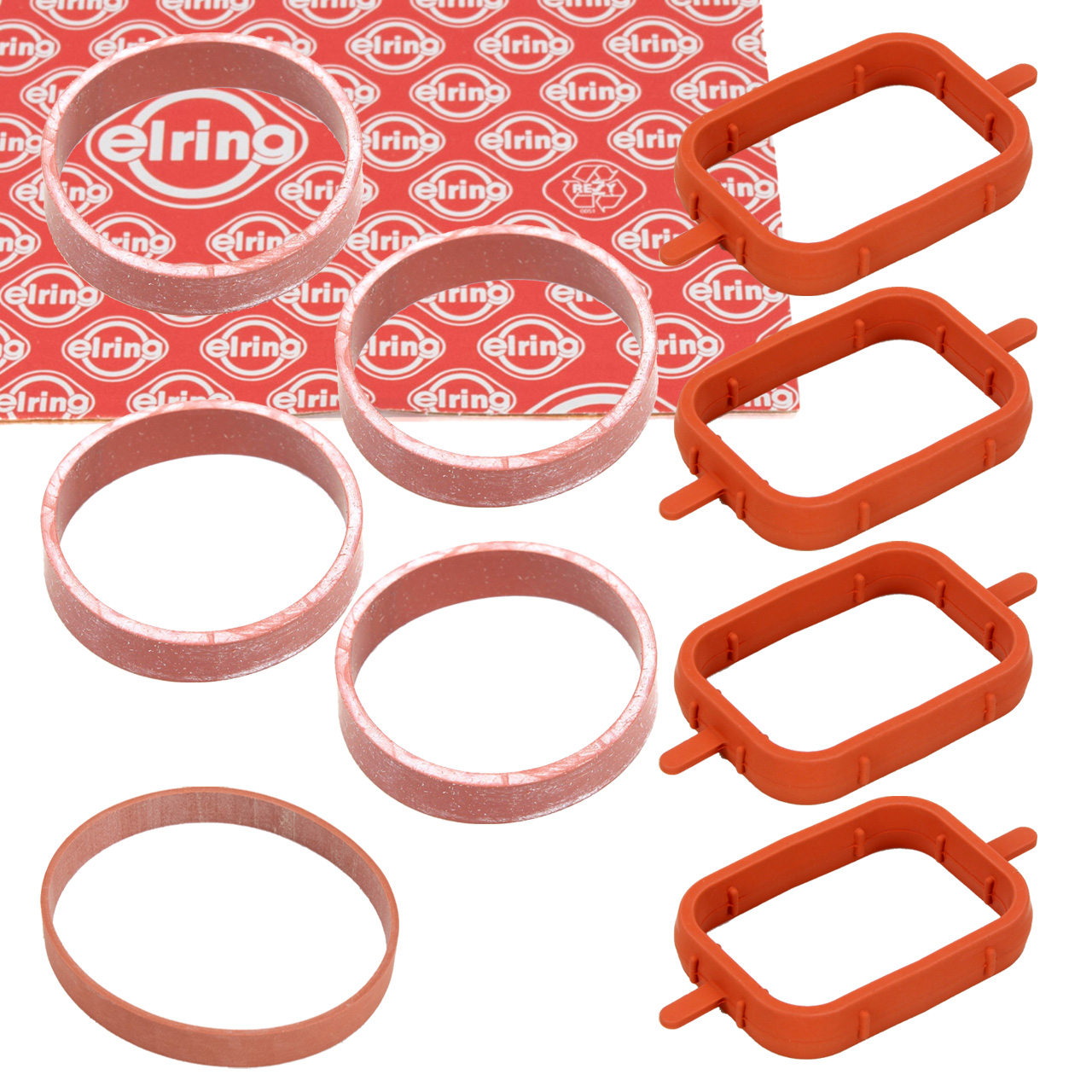 ELRING Dichtungssatz Ansaugkr&uuml;mmer f&uuml;r BMW E87 E46 E90 E91 E39 E60 E61 X3 E83 M47 N47