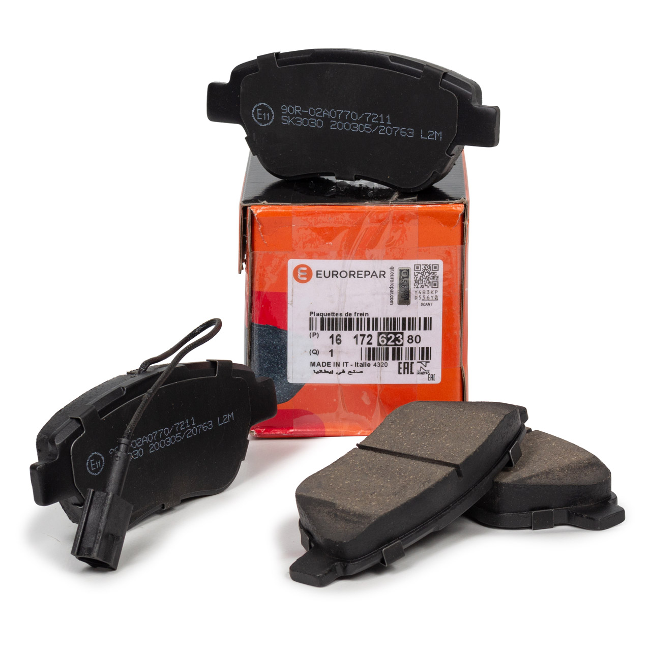 EUROREPAR Bremsbeläge + Sensor ALFA ROMEO CITROEN FIAT LANCIA  