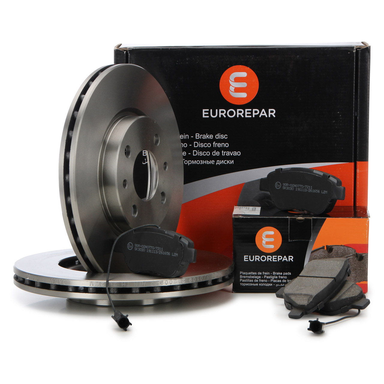 EUROREPAR Bremsscheiben + Beläge ALFA ROMEO Mito FIAT 500 312 PSA  