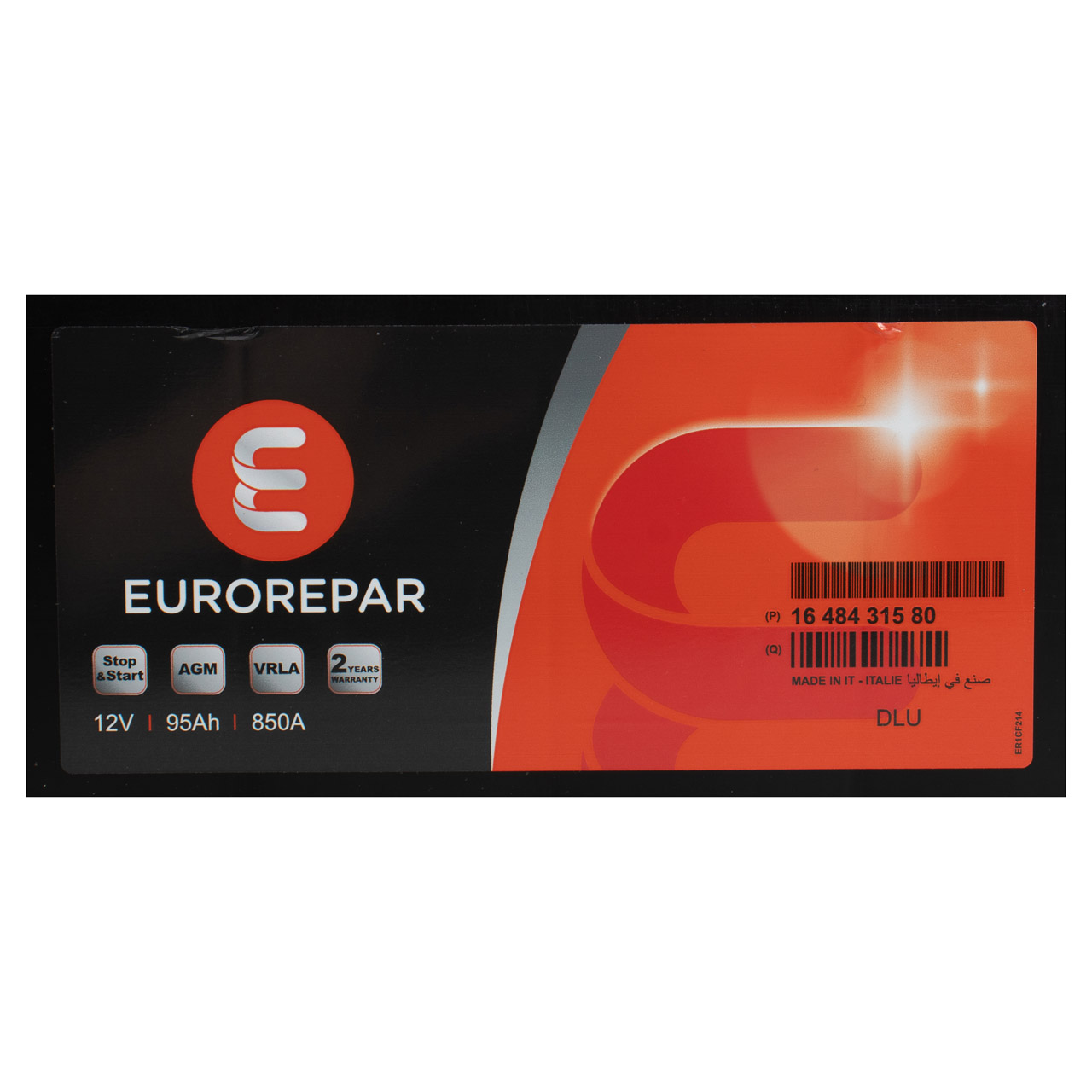 EUROREPAR Starterbatterien / Autobatterien - 16 484 315 80 