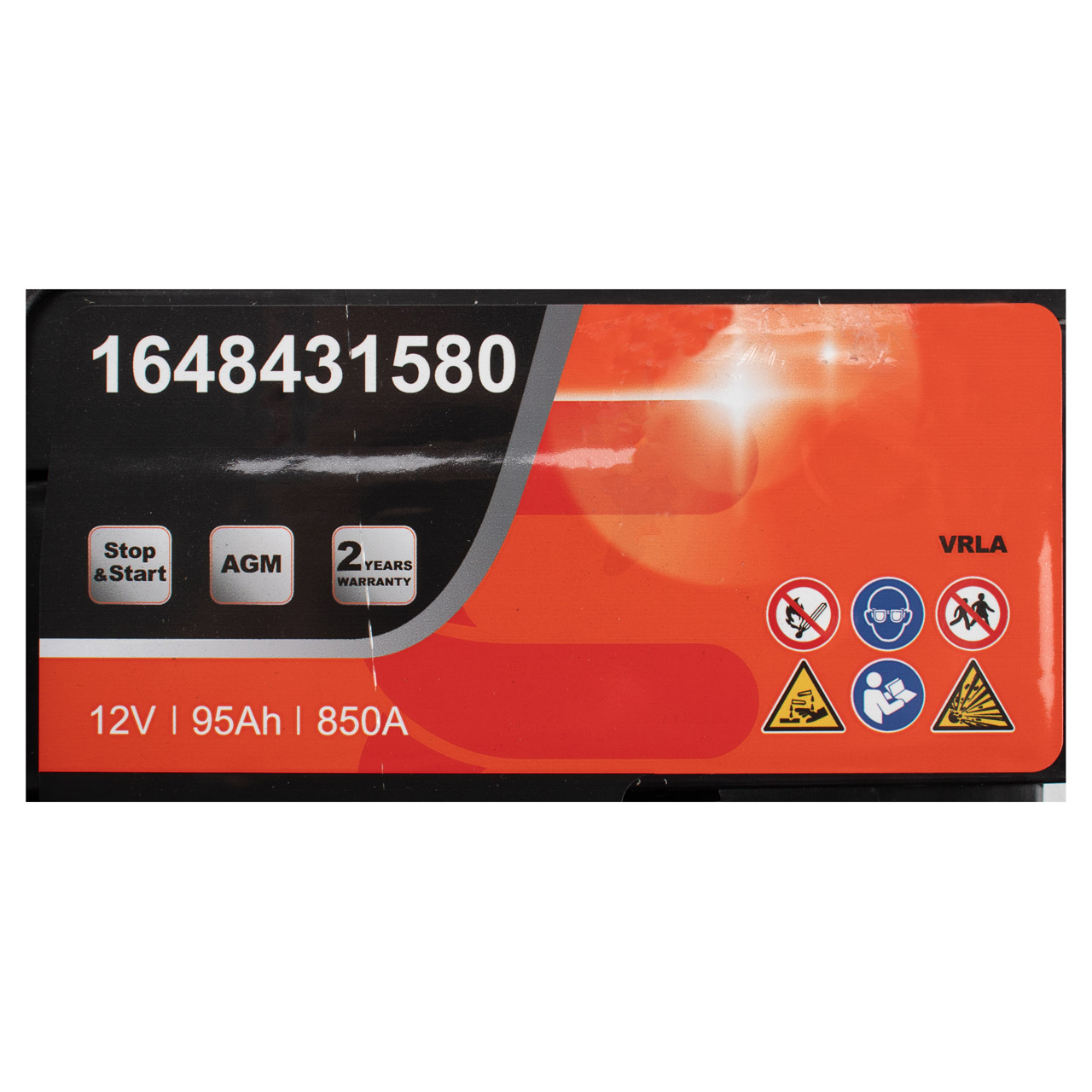EUROREPAR AGM Batterie Autobatterie Starterbatterie 12V 95Ah 850A/EN 1648431580