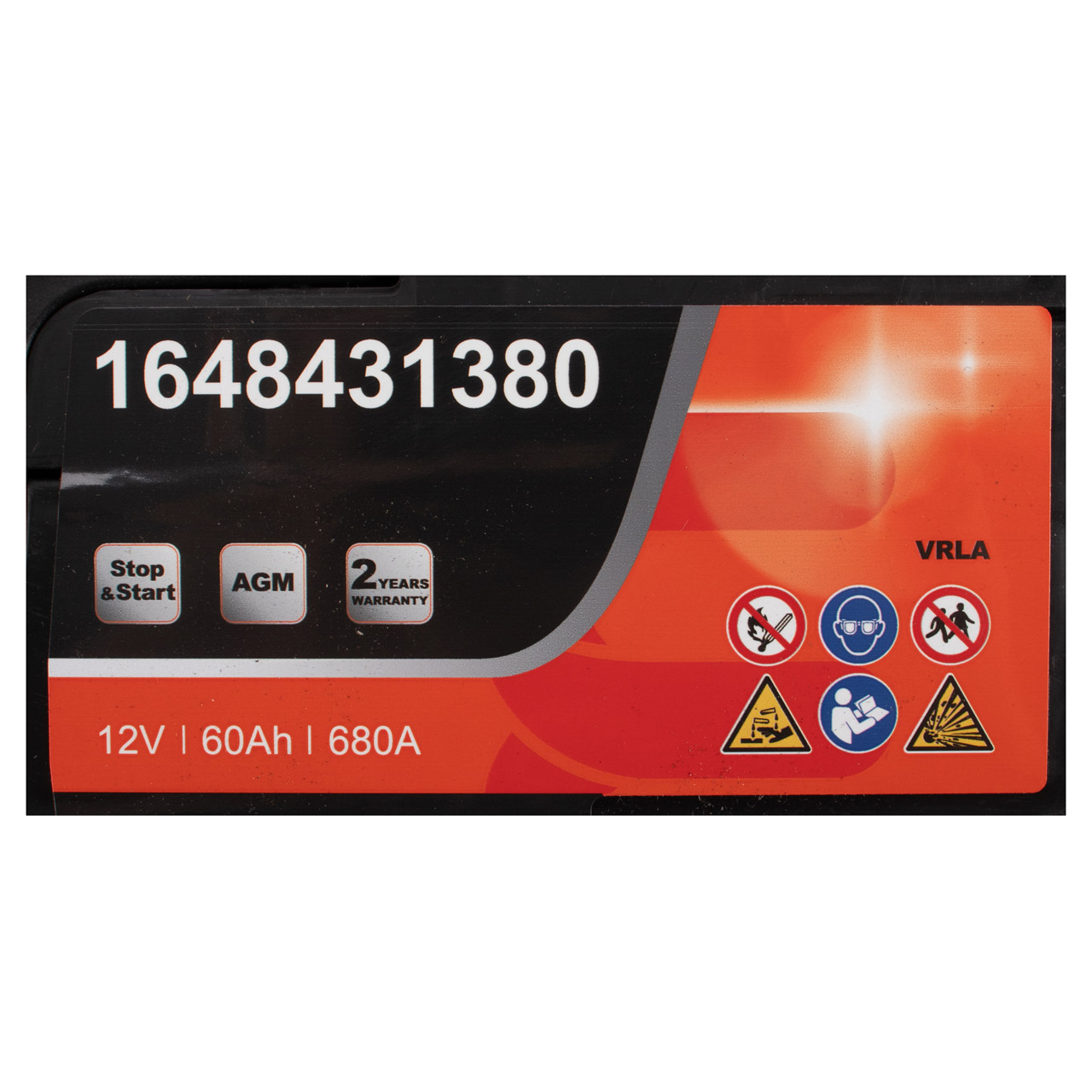 EUROREPAR AGM Batterie Autobatterie Starterbatterie 12V 60Ah 680A/EN 1692582380