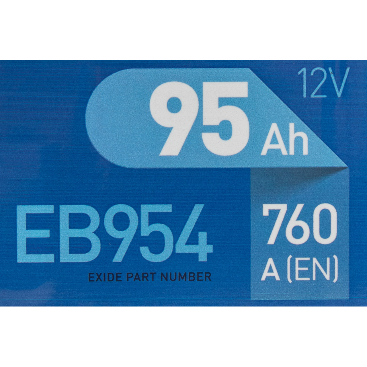 EXIDE EB954 EXCELL Autobatterie Batterie Starterbatterie 12V 95Ah EN760A