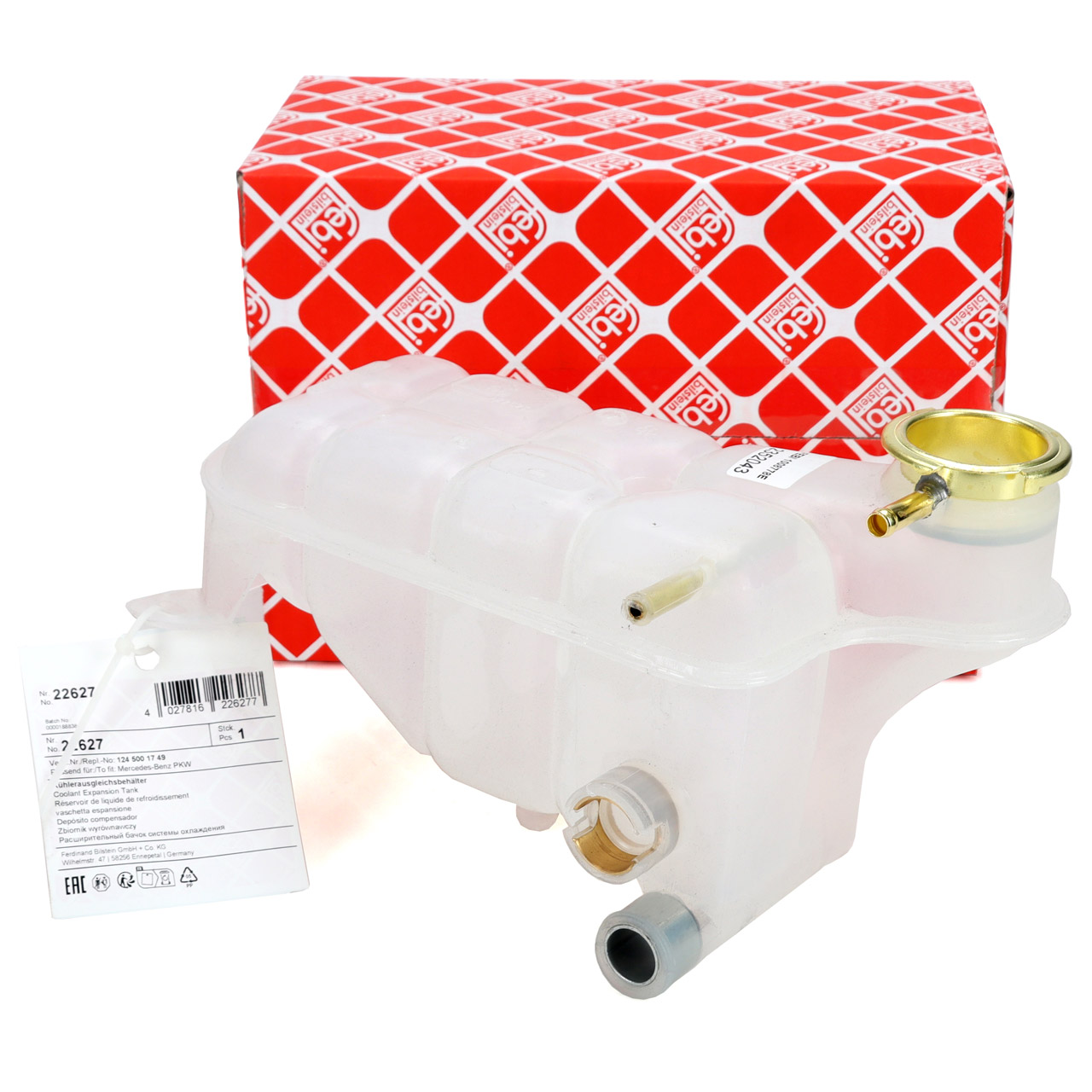 FEBI 22627 Ausgleichsbehälter Kühlmittel MERCEDES 190 W201 W124 M102 M103 OM601