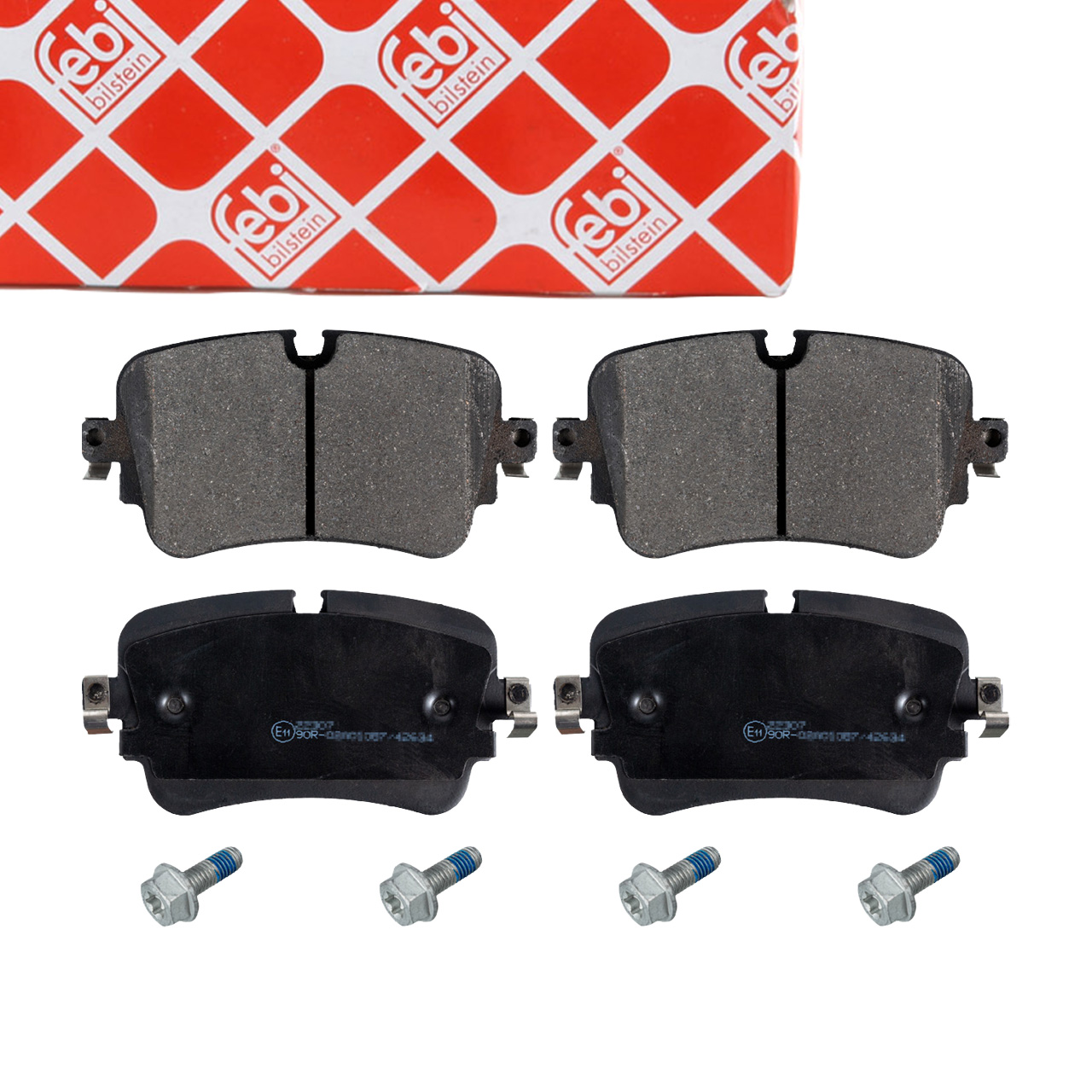 febi Brake Pads for VW Touareg CR7, Audi A6 C8, A8 D5, 4N, E-Tron, Q7, Q8 4M (Rear) 4M0698451N
