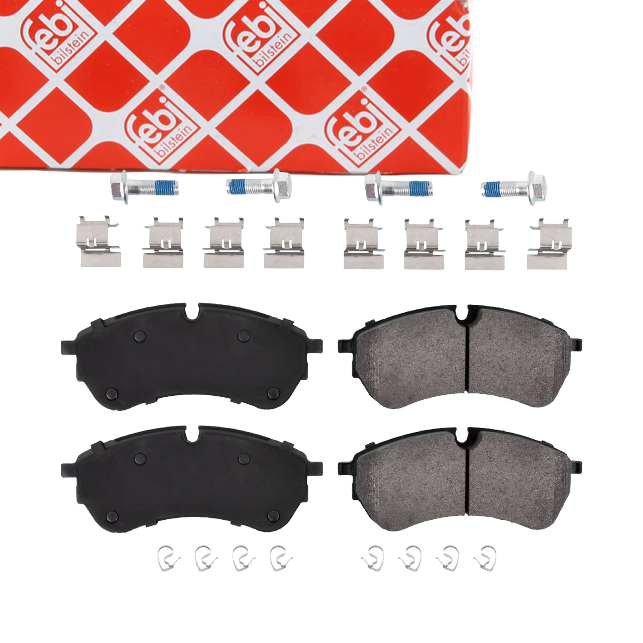 febi 116246 Bremsbel&auml;ge f&uuml;r VW Crafter SY SX MAN TGE mit &Oslash; 303mm Scheiben vorne 2N0698151