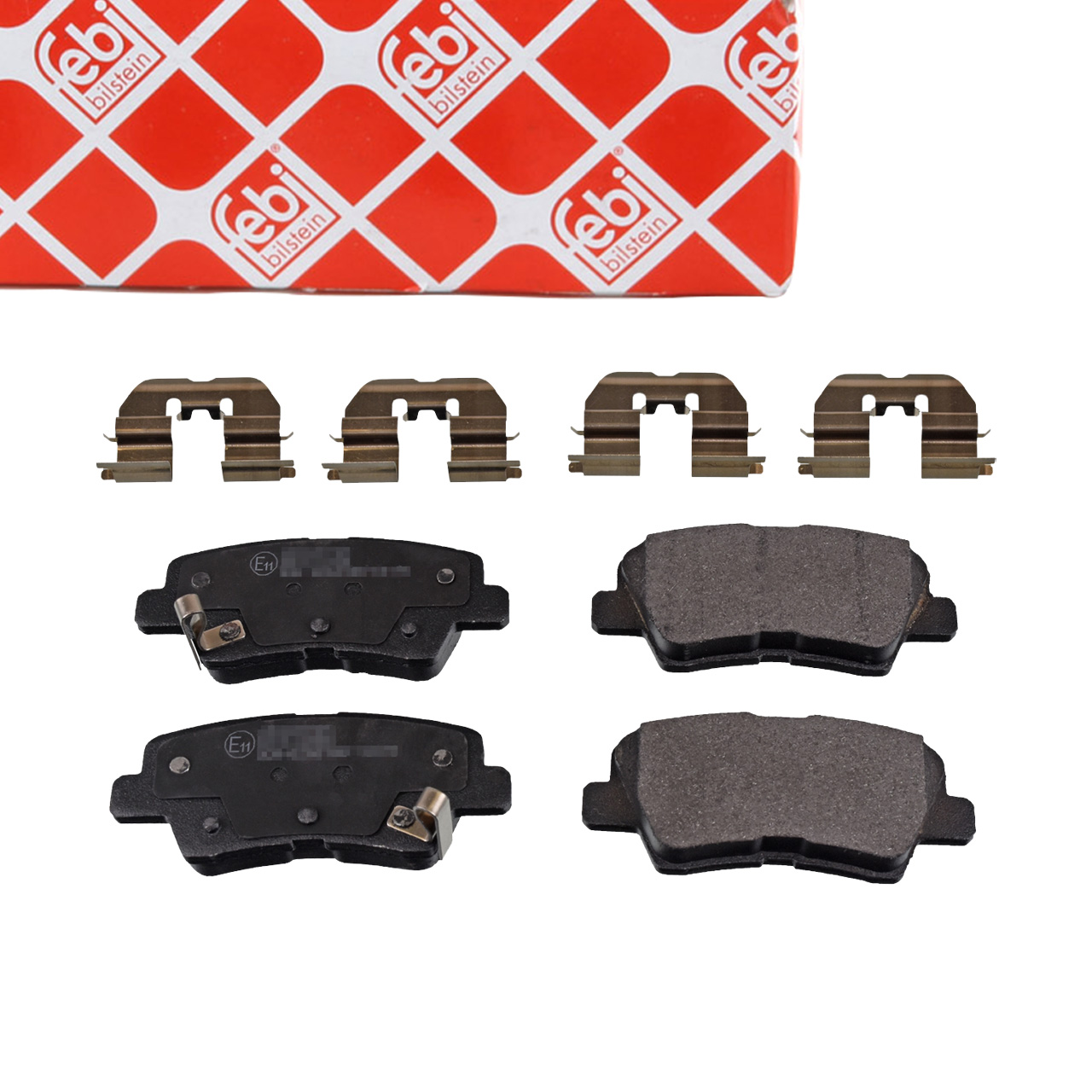 febi Bremsbel&auml;ge f&uuml;r HYUNDAI i20 2 Ioniq KIA Ceed Rio 4 Soul 2 Sportage 4 Stonic hinten