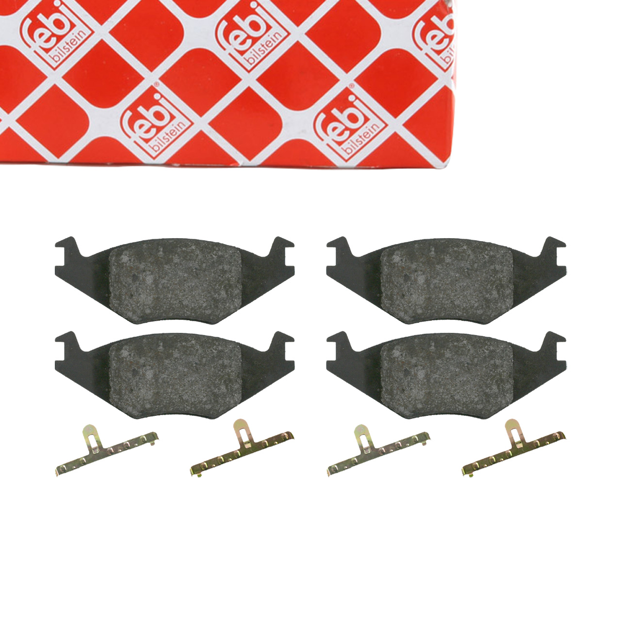 febi Bremsbel&auml;ge Bremsbelagsatz f&uuml;r VW Golf 2 Jetta 2 SEAT Ibiza 2 6K vorne 191698151