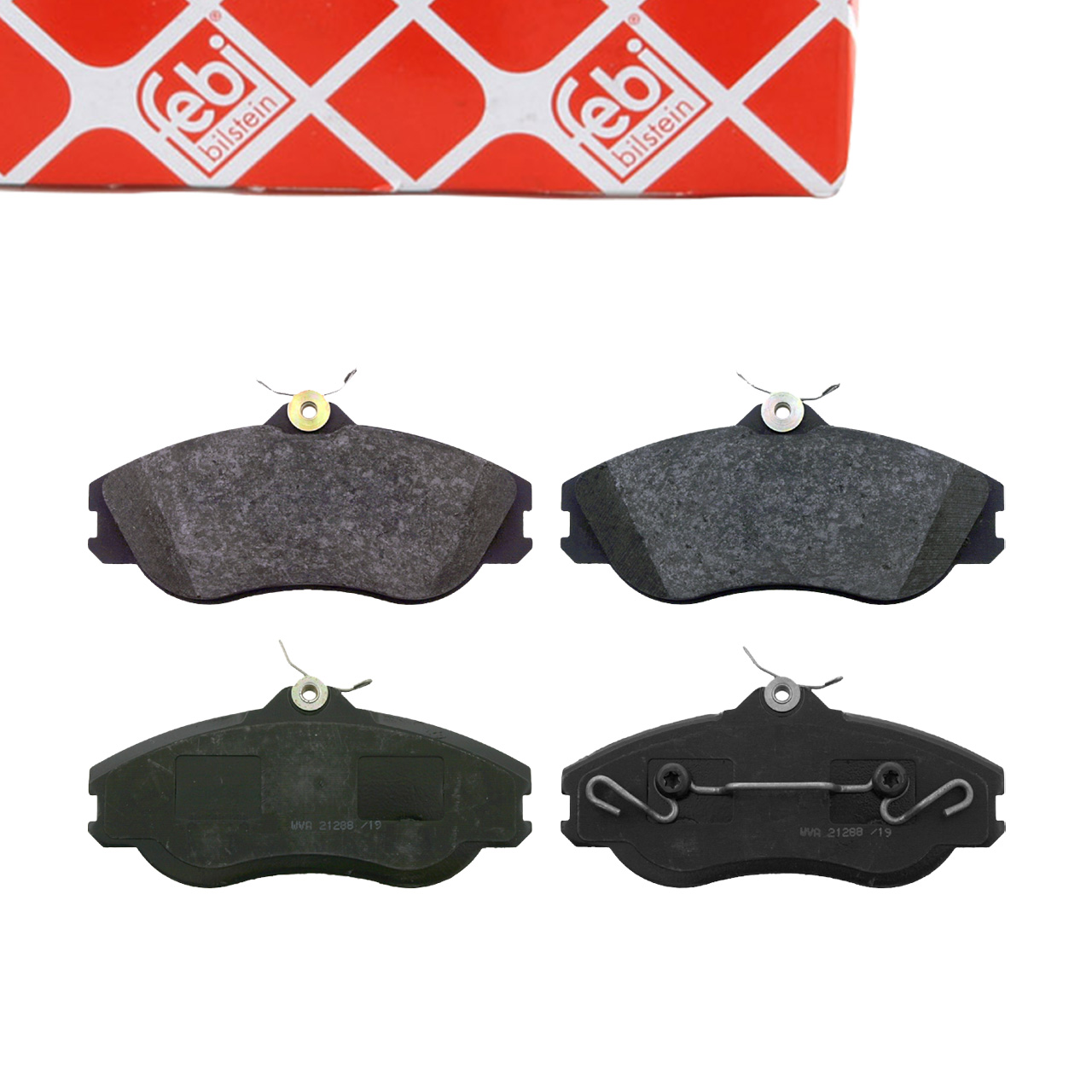 febi Bremsbel&auml;ge Bremsbelagsatz f&uuml;r AUDI 80 B4 90 B3 Cabriolet B3 Coupe B3 vorne 895698151