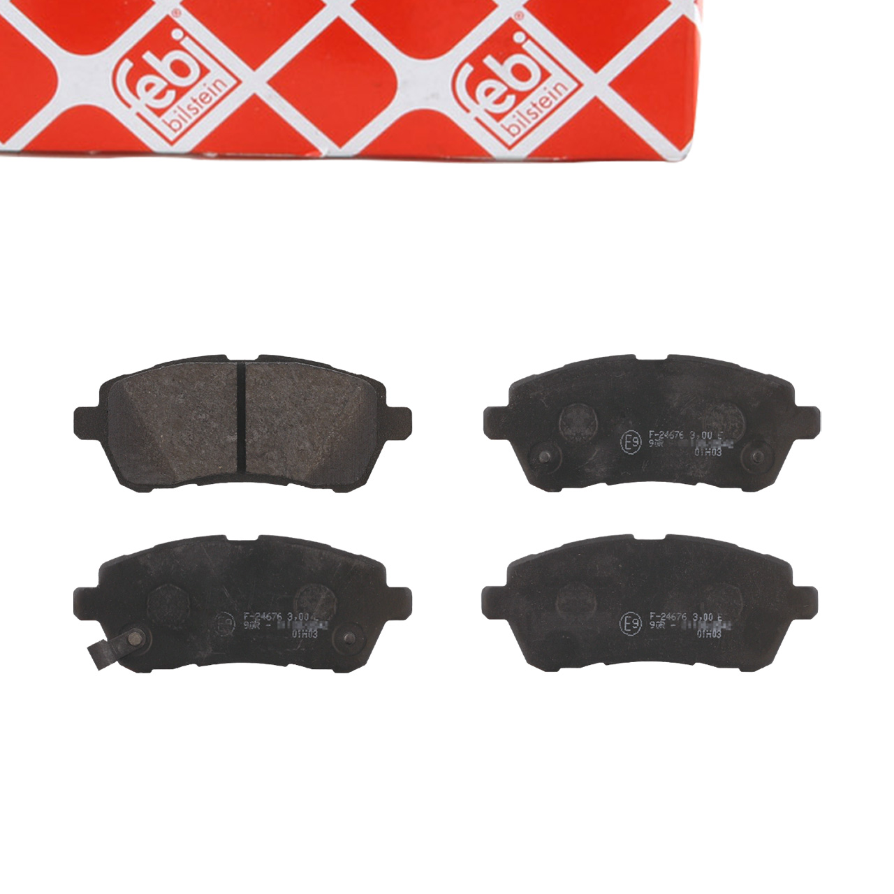 febi Bremsbel&auml;ge Bremsbelagsatz f&uuml;r SUZUKI Swift 4 FZ NZ MAZDA 2 DE DAIHATSU Sirion vorne