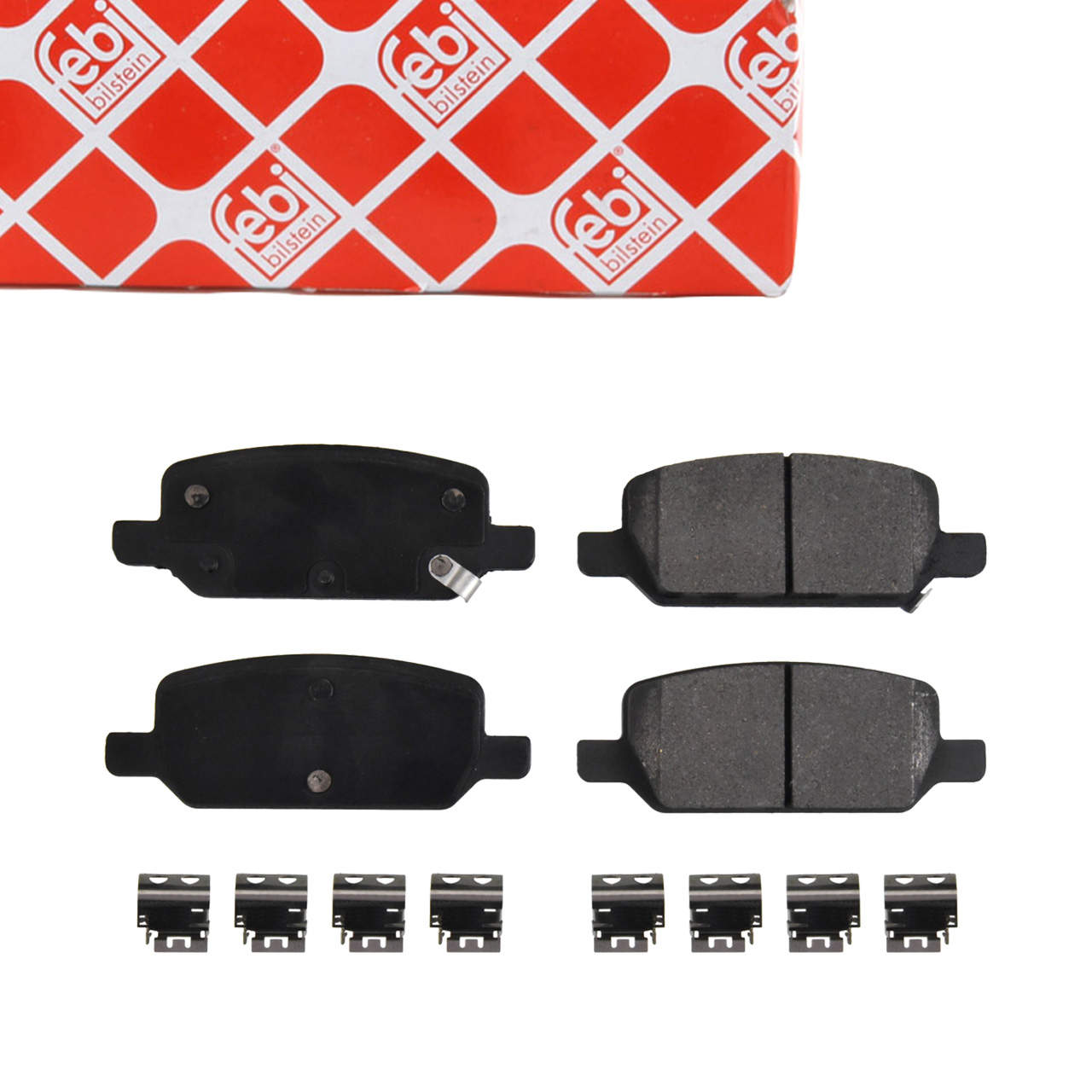 febi 177632 Bremsbel&auml;ge Bremsbelagsatz f&uuml;r TESLA Model 3 5YJ3 Y 5YJY hinten 8008244-00-B