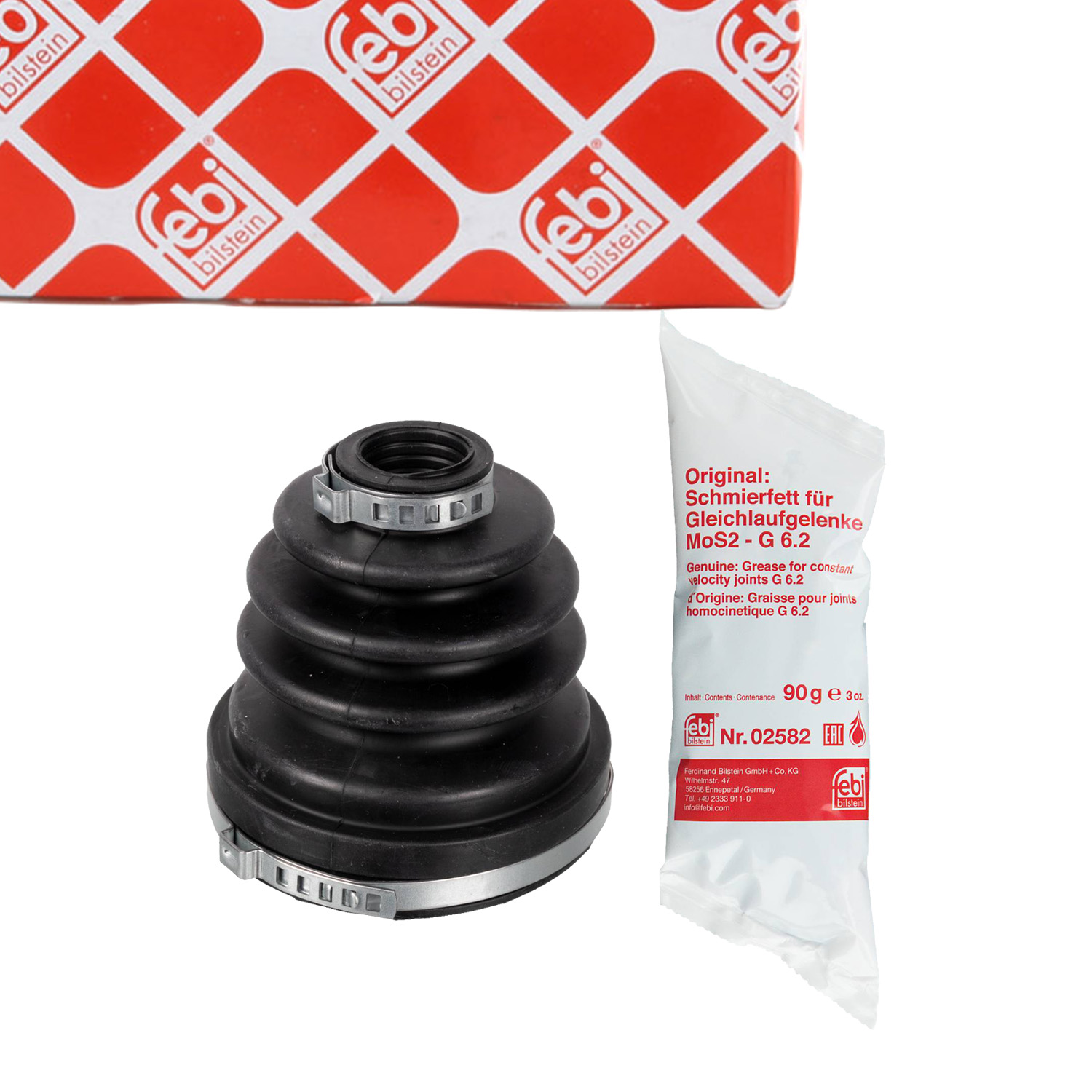 febi Achsmanschette Satz f&uuml;r FIAT Punto ALFA Mito LANCIA Musa Abarth vorne getriebeseitig