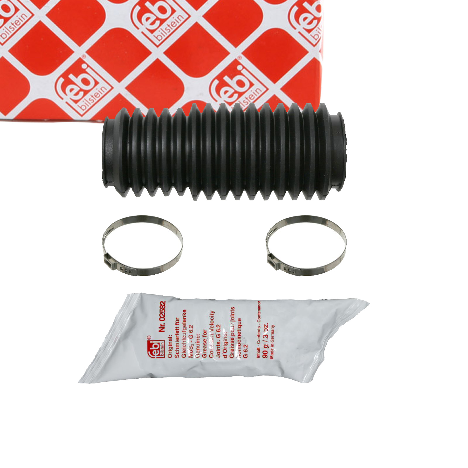 febi 03321 Faltenbalgsatz Lenkmanschette Spurstange f&uuml;r BMW 3er E30 Z1 Vorderachse