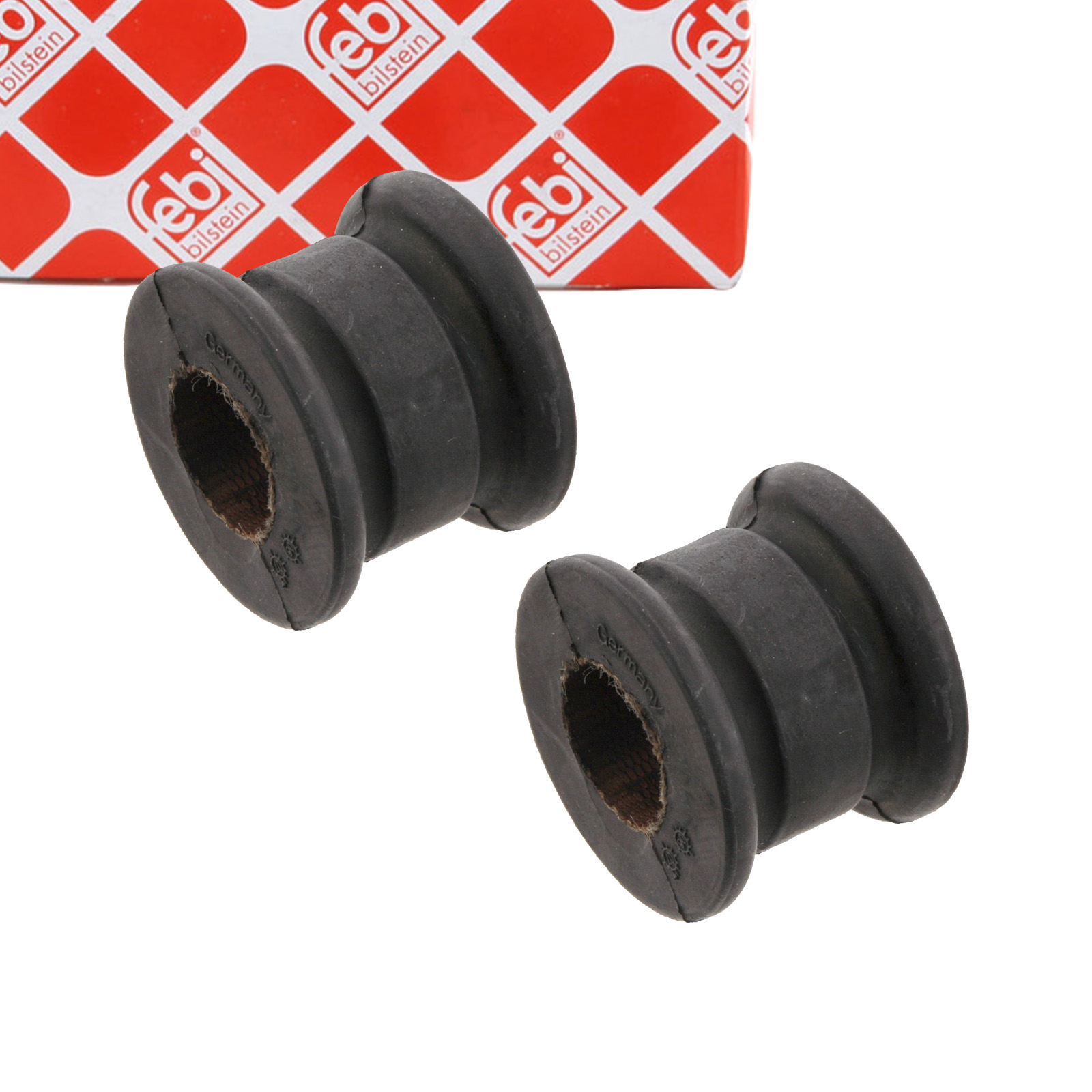 2x 17678 febi Stabilisatorlager f&uuml;r MERCEDES A124 C124 S124 W124 vorne au&szlig;en 1243235185