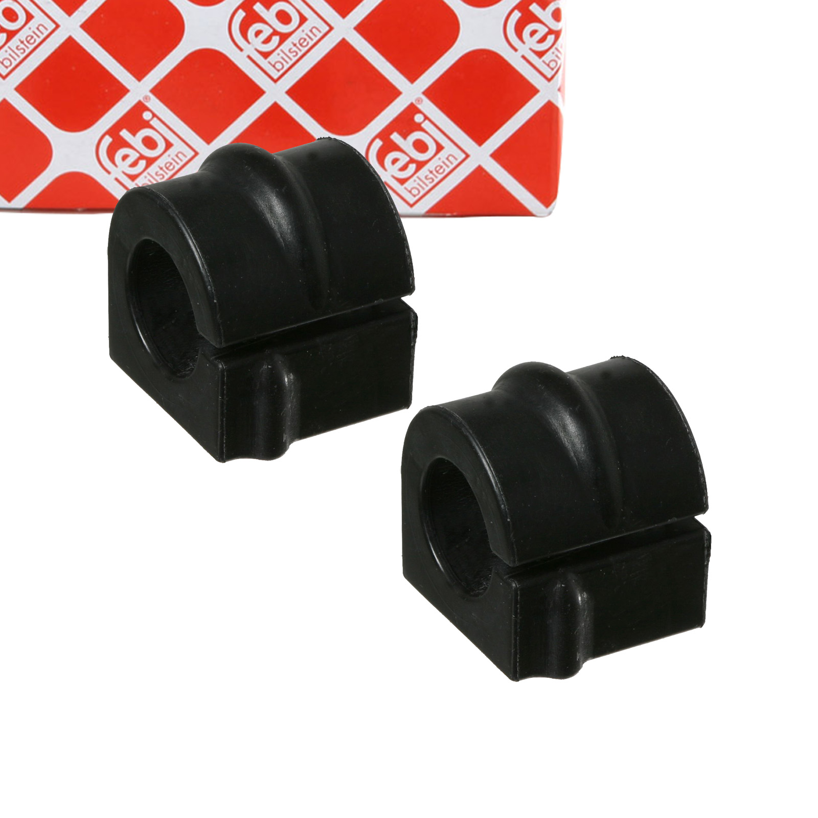2x FEBI 21124 Stabilisatorlager Stabilager OPEL Omega B 