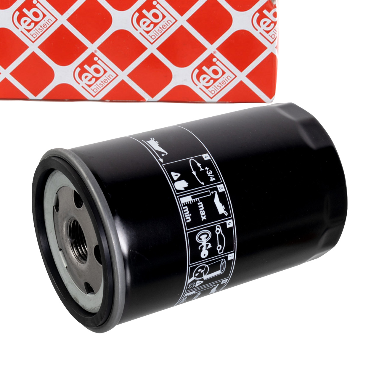 febi 22550 Oil Filter Engine Oil Filter Screw-On Oil Filter