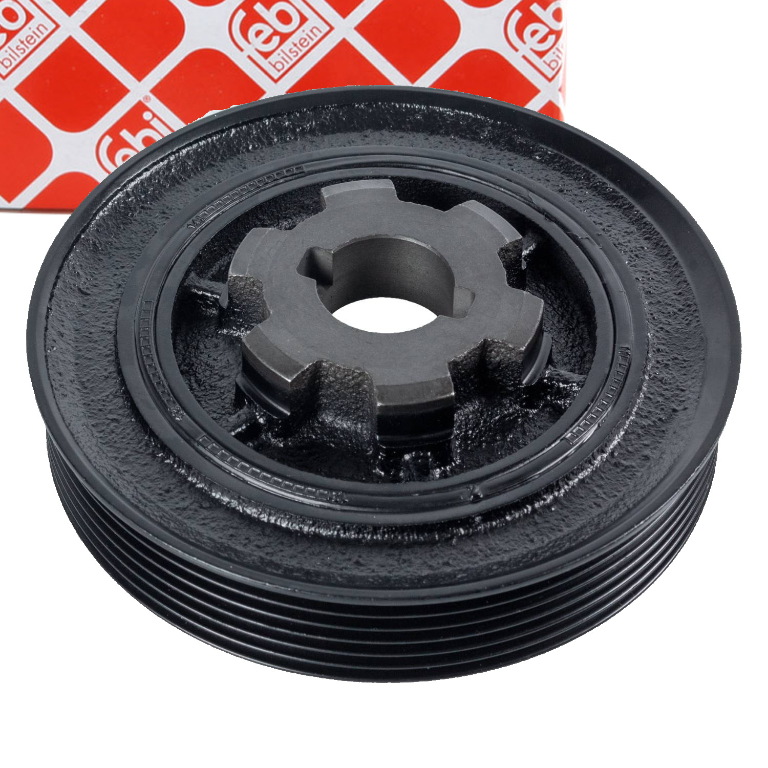 febi 36310 Riemenscheibe Kurbelwelle f&uuml;r FORD Mondeo 4 S-Max Galaxy 2 WA6 2.2 TDCi 1492251