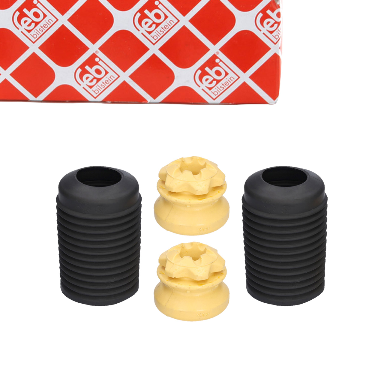 febi 181263 Staubschutz Dreckschutz + Anschlagpuffer Satz f&uuml;r BMW 5er M5 F10 Vorderachse