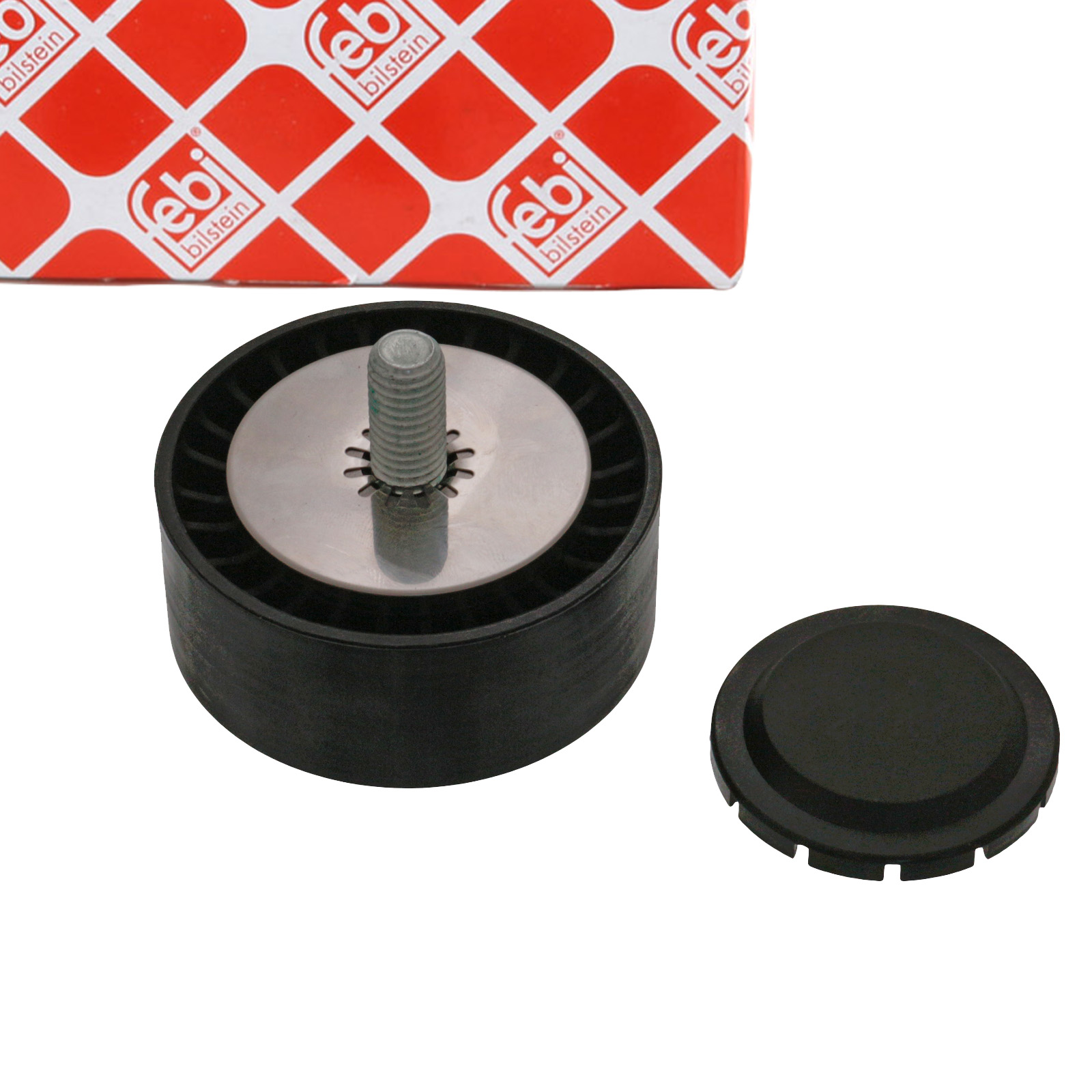 febi Idler Pulley for V-ribbed Belts for MERCEDES C-Class W205, GLC X253, SLC R172, W222 OM651