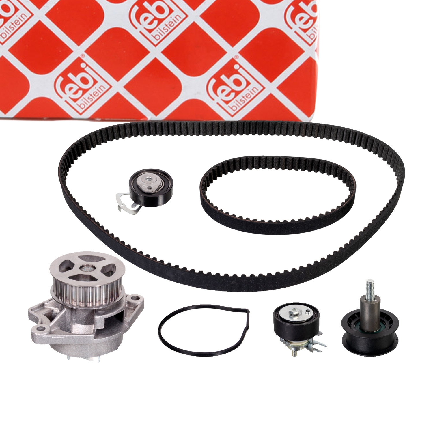 febi Zahnriemensatz + Wapu f&uuml;r VW Golf 5 6 Polo 4 5 Caddy 3 AUDI 8Z SEAT Leon 1M 1.4