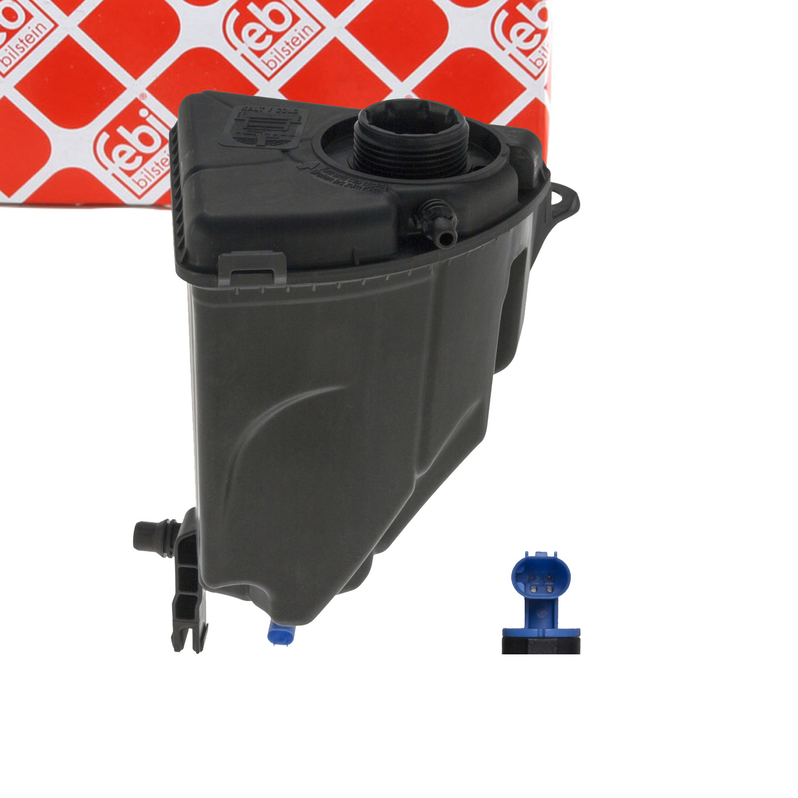 FEBI 49642 Ausgleichsbehälter Kühlmittel + Sensor BMW 5er F10 F11 6er F12 F13 F01-04 N63