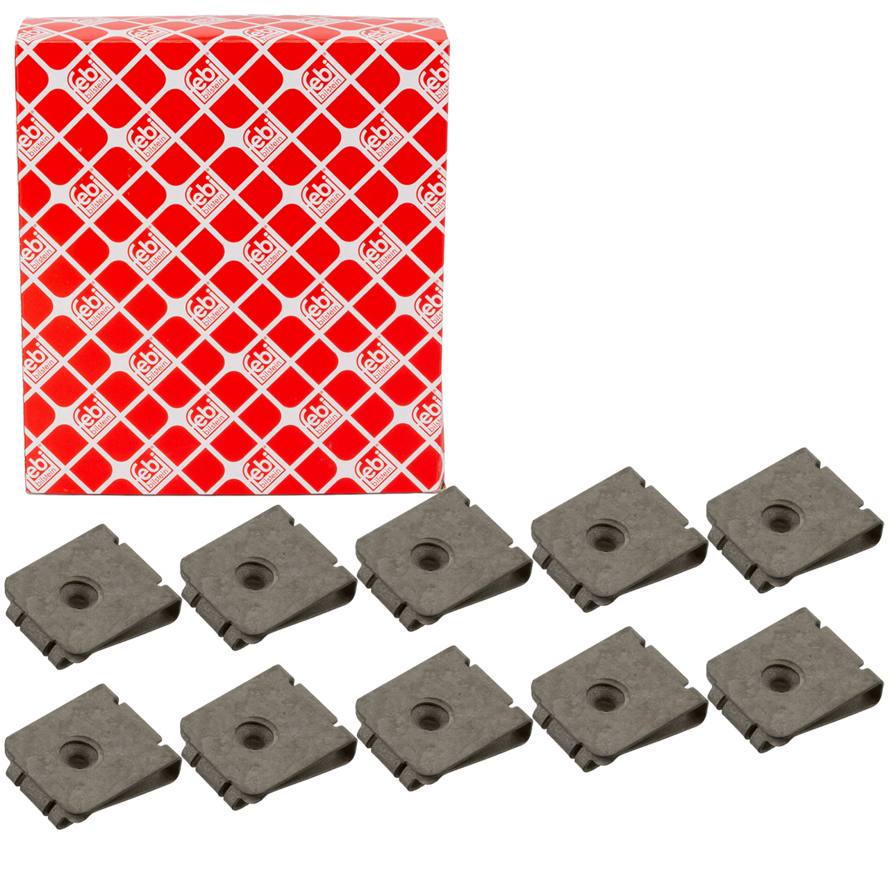 10x febi 47816 Mutter Blechmutter Unterfahrschutz Unterbodenschutz für MERCEDES 0049943145 10x febi 47816 Mutter Blechmutter Unterfahrschutz Unterbodenschutz für MERCEDES 0049943145