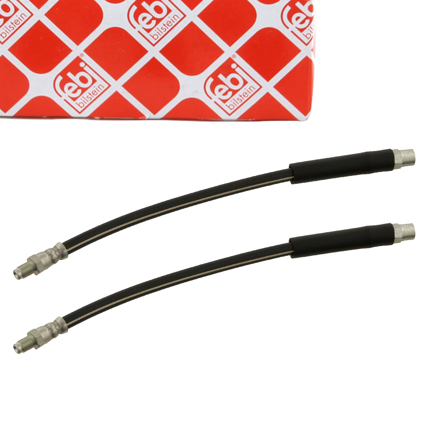 2x febi 02078 Bremsschlauch f&uuml;r BMW 3er E30 vorne 5er E60 E61 6er E63 E64 7er hinten