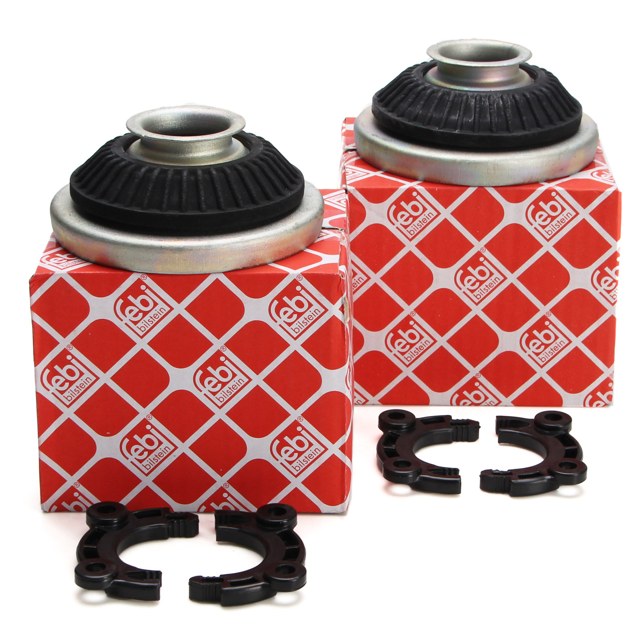 2x febi 28115 Federbeinstützlager Domlager für OPEL Astra H Zafira B vorne 13186959