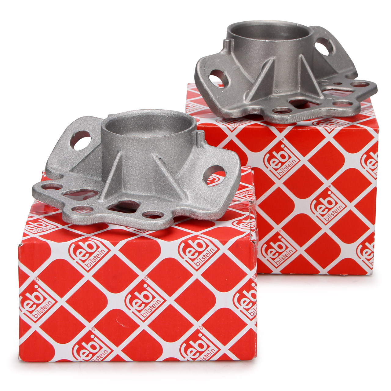 2x febi 37354 + 37355 Federbeinlager Domlager für OPEL Adam Corsa C D hinten