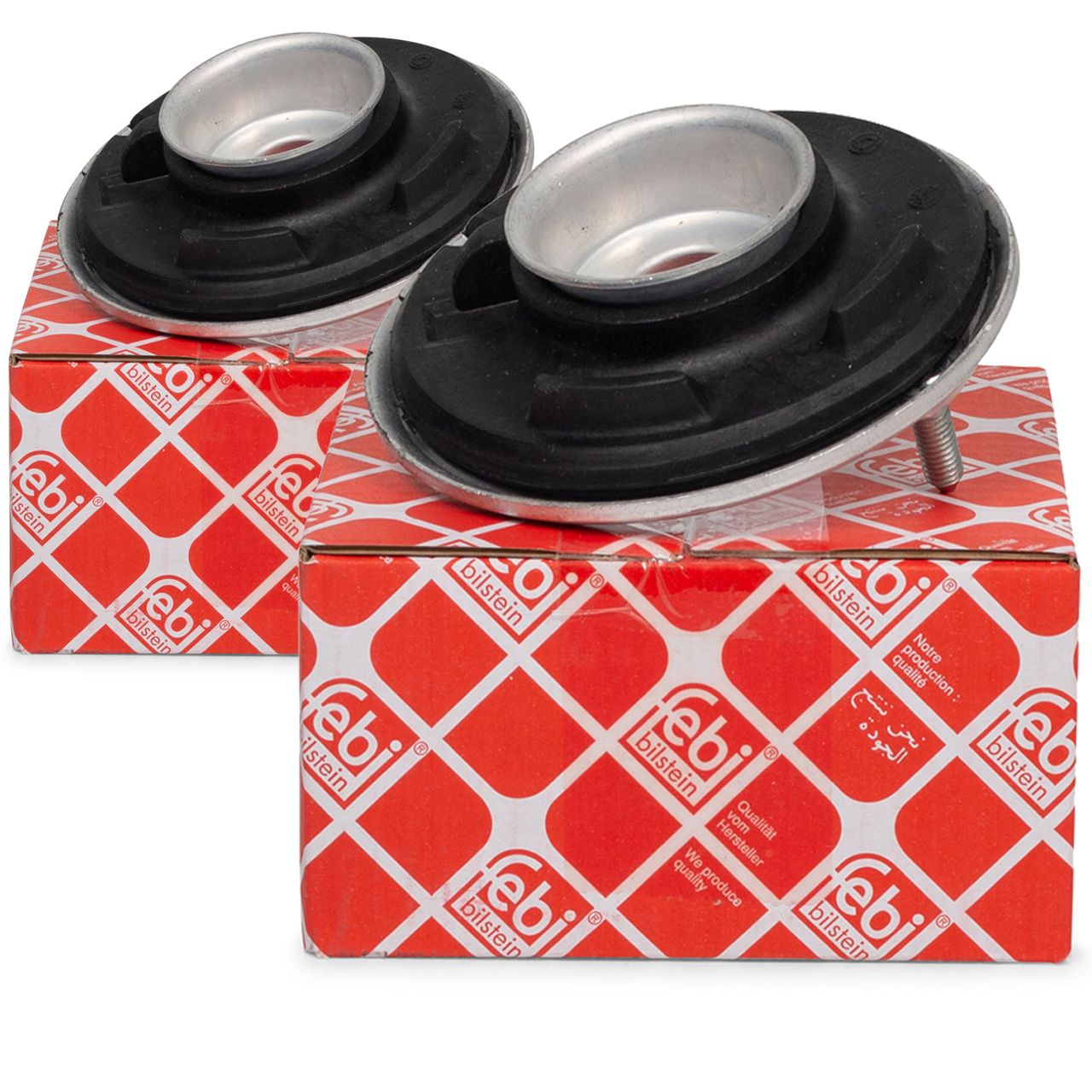 2x febi Federteller für AUDI A4 B5 A6 C5 4D SKODA Superb Passat 3B vorne oben 8D0412065G