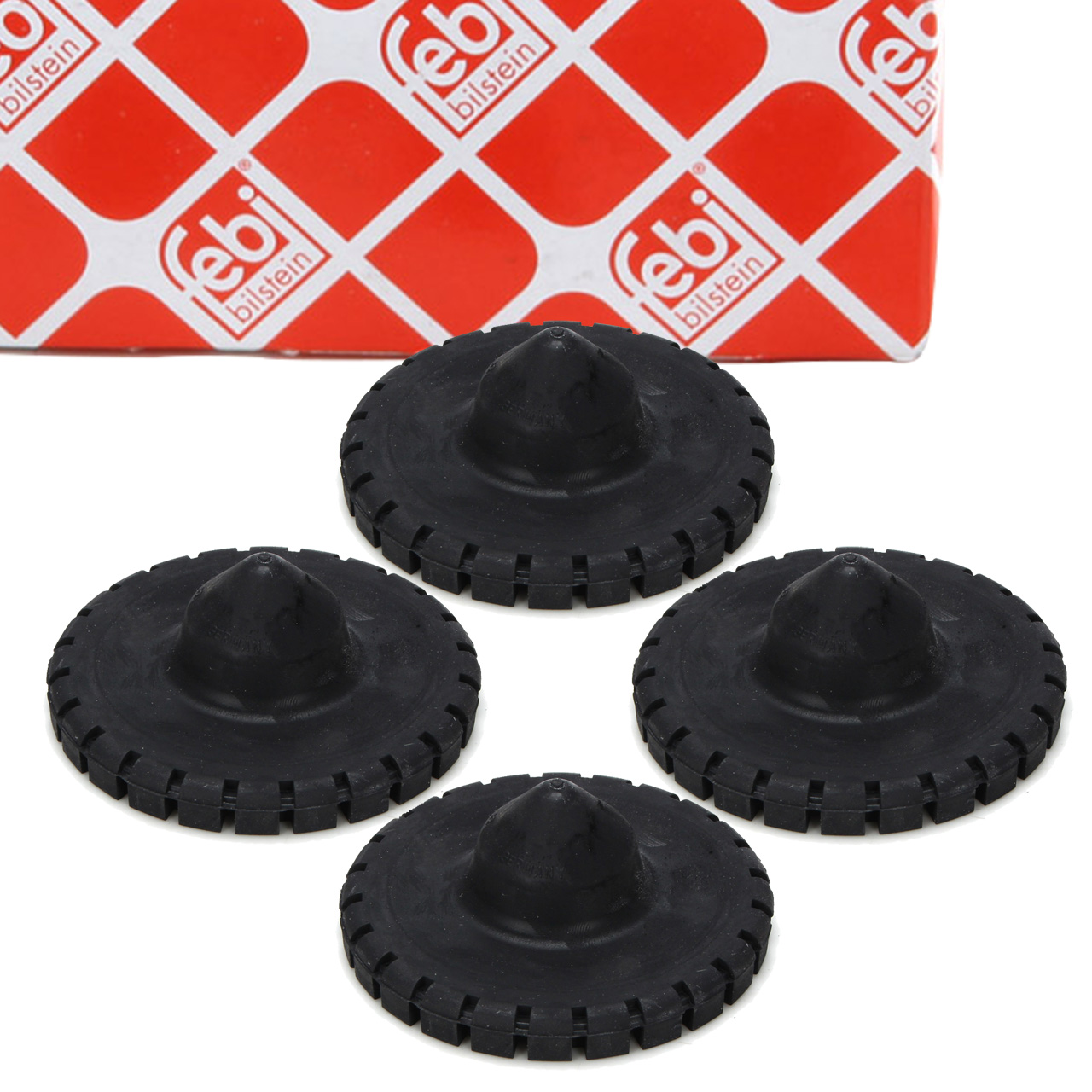 4x febi 37428 Federteller Federaufnahme f&uuml;r AUDI A6 C5 SKODA Superb 1 VW Passat 3B hinten