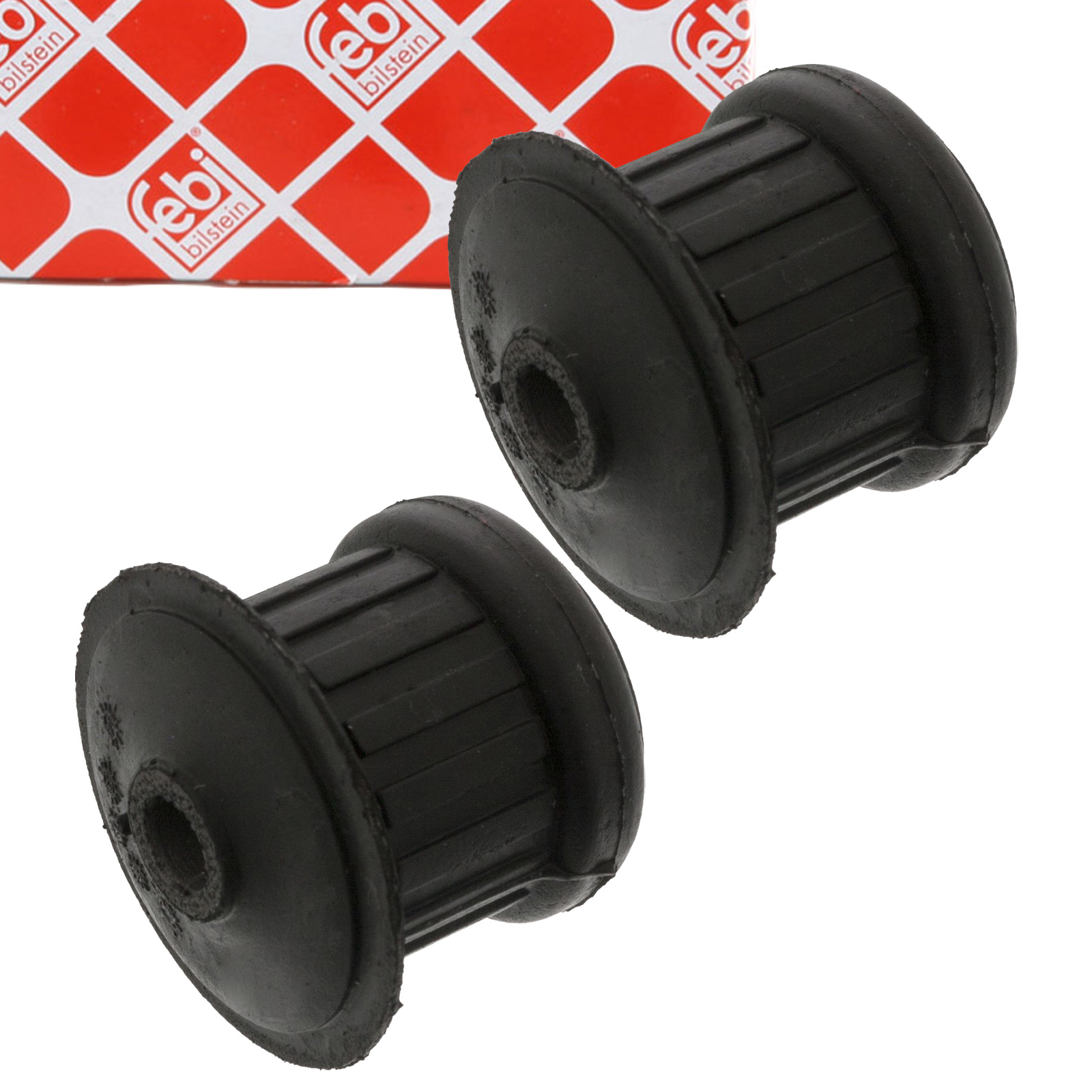 2x febi 07181 Achskörperlager Motorträgerlager für VW Passat AUDI 80 90 vorne