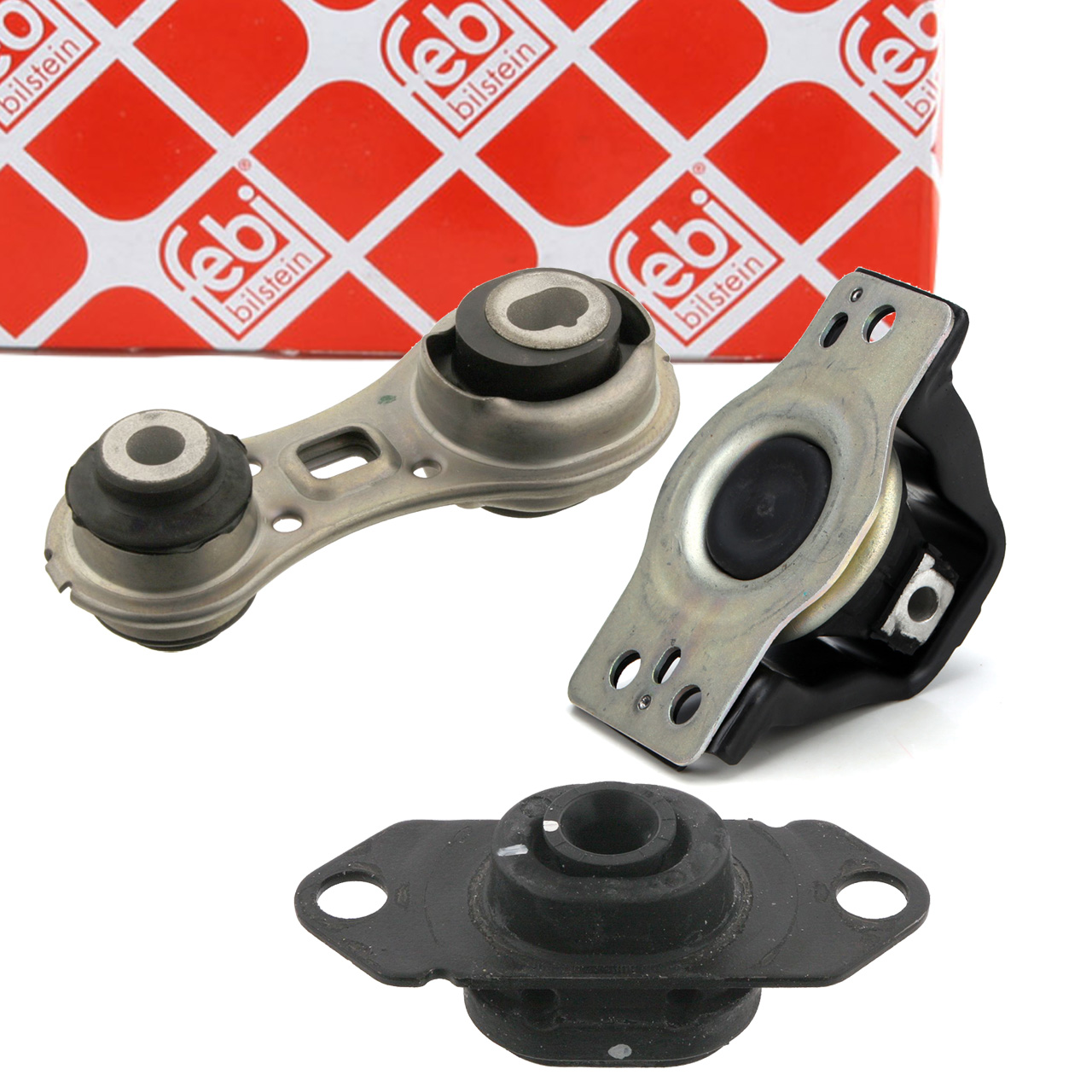 3x febi engine mounts for RENAULT Megane 2 Grand/Scenic 2 2.0/16V 1.9 dCi