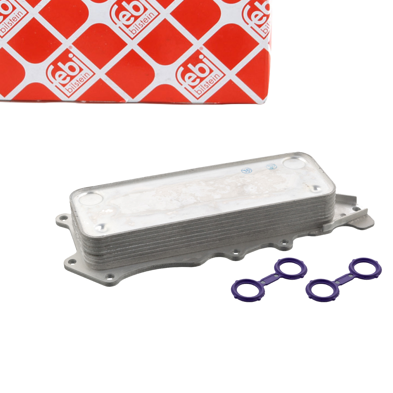 febi 102371 Ölkühler + Dichtungen für MERCEDES W203 W204 W211 W212 W213 OM642