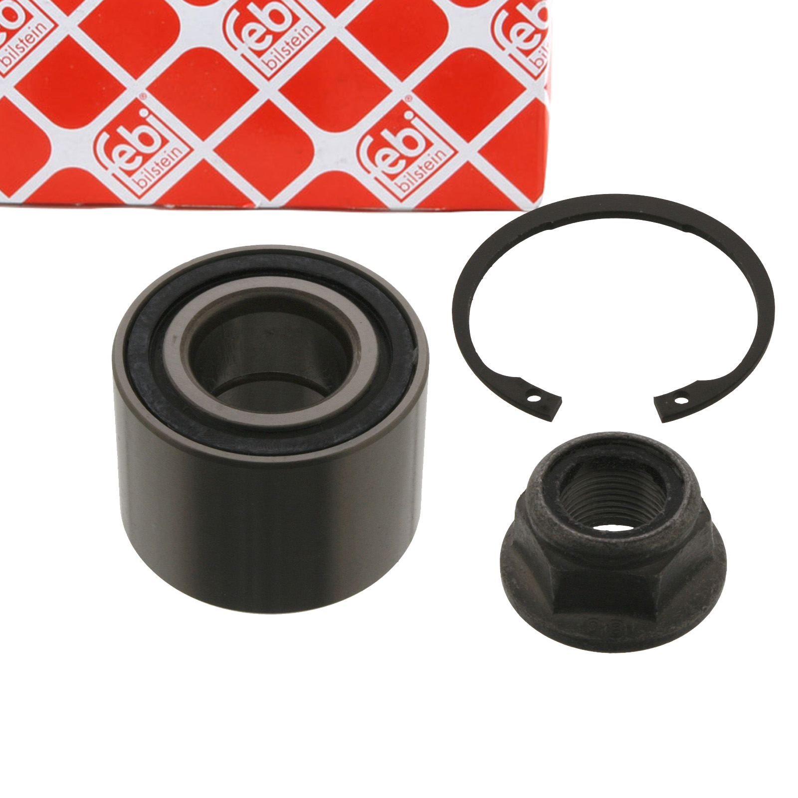 febi 05538 Radlagersatz Radlager f&uuml;r DACIA Logan NISSAN Micra 3 RENAULT Clio Twingo hinten